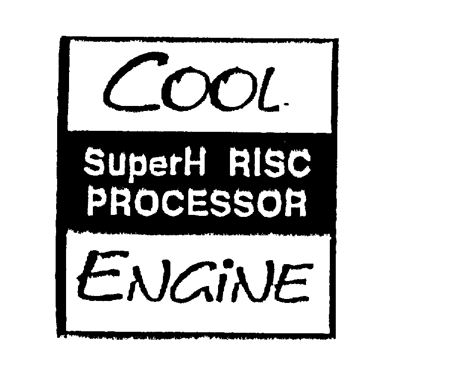 Trademark Logo COOL SUPERH RISC PROCESSOR ENGINE