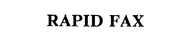 Trademark Logo RAPID FAX
