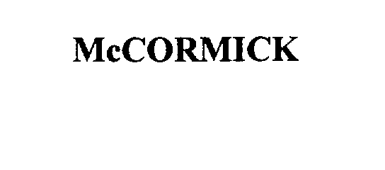 Trademark Logo MCCORMICK