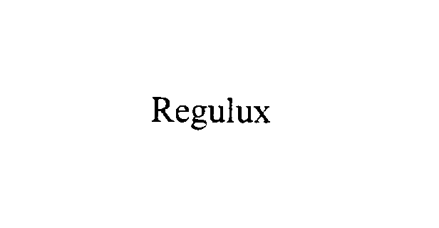 Trademark Logo REGULUX