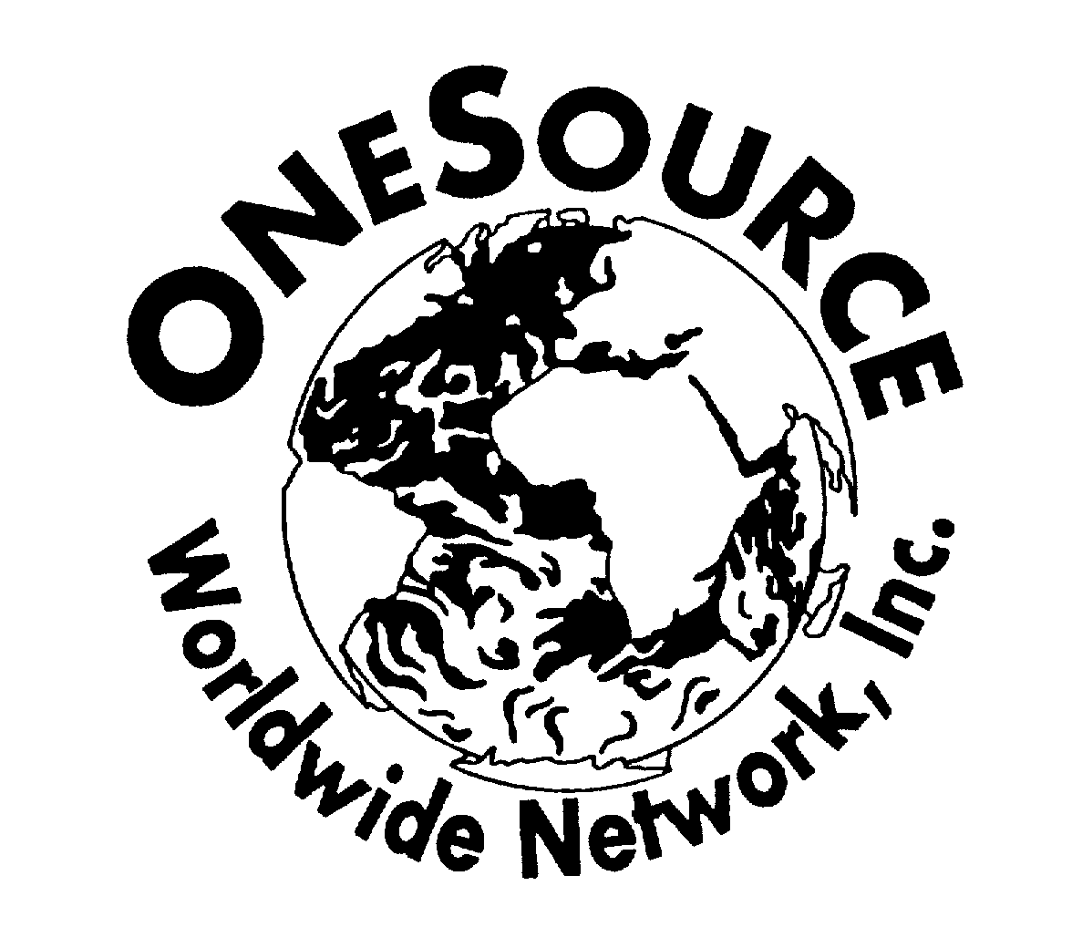 Trademark Logo ONESOURCE WORLDWIDE NETWORK, INC.