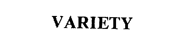 Trademark Logo VARIETY