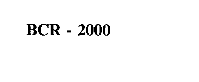  BCR - 2000