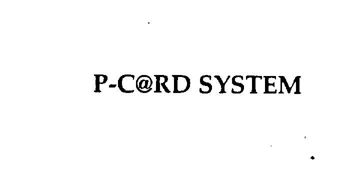 Trademark Logo P-C@RD SYSTEM