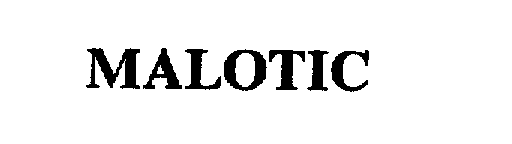 Trademark Logo MALOTIC