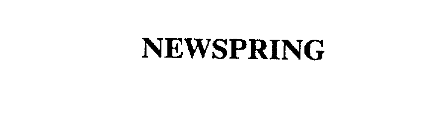 Trademark Logo NEWSPRING