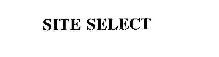 Trademark Logo SITE SELECT