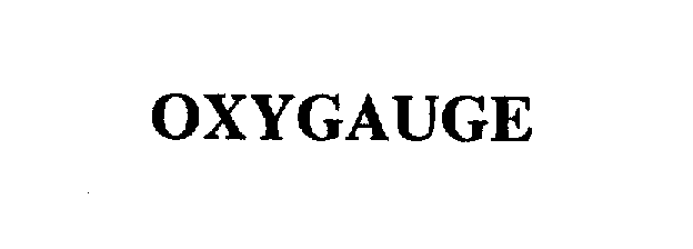 Trademark Logo OXYGAUGE