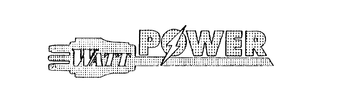 Trademark Logo WATT POWER