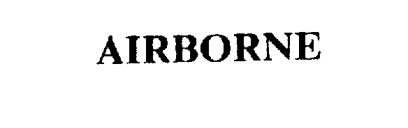 Trademark Logo AIRBORNE