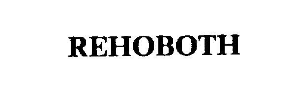 Trademark Logo REHOBOTH