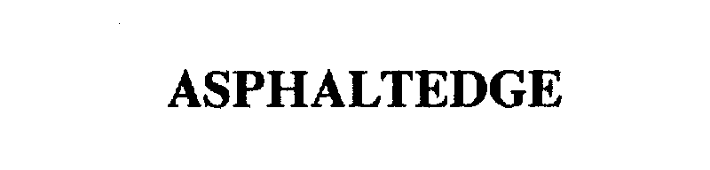 Trademark Logo ASPHALTEDGE