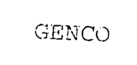 Trademark Logo GENCO