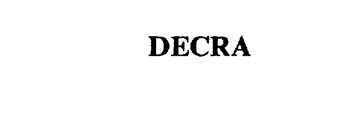 Trademark Logo DECRA