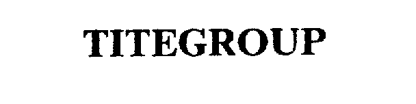 Trademark Logo TITEGROUP