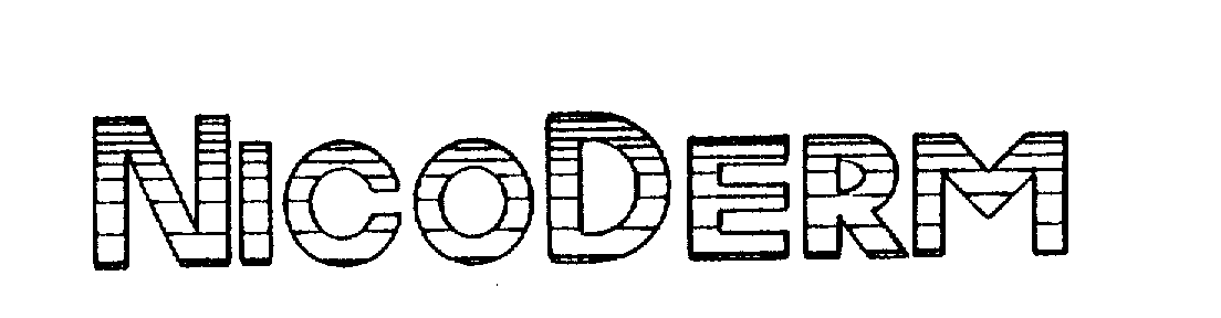 Trademark Logo NICODERM