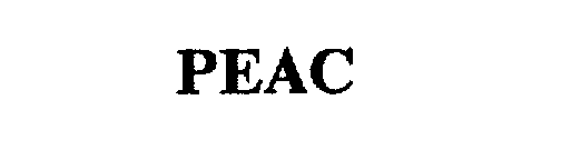Trademark Logo PEAC