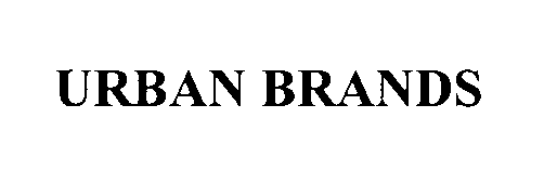 Trademark Logo URBAN BRANDS