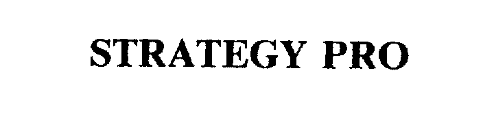 Trademark Logo STRATEGY PRO