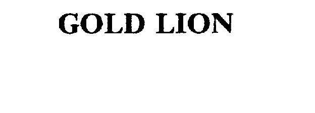 Trademark Logo GOLD LION