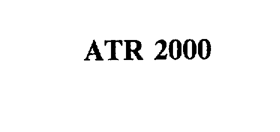 Trademark Logo ATR 2000