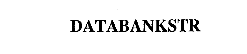 Trademark Logo DATABANKSTR
