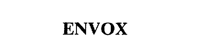 Trademark Logo ENVOX