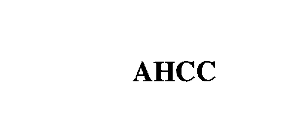 Trademark Logo AHCC