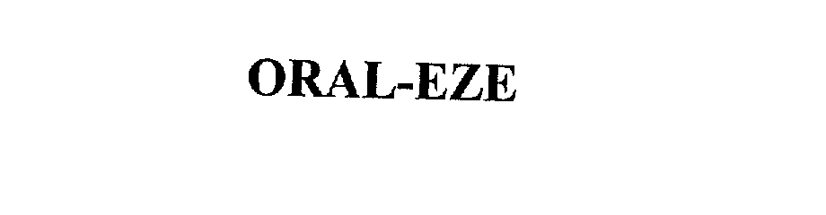 Trademark Logo ORAL-EZE