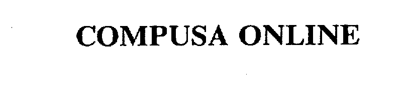 Trademark Logo COMPUSA ONLINE