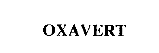 Trademark Logo OXAVERT