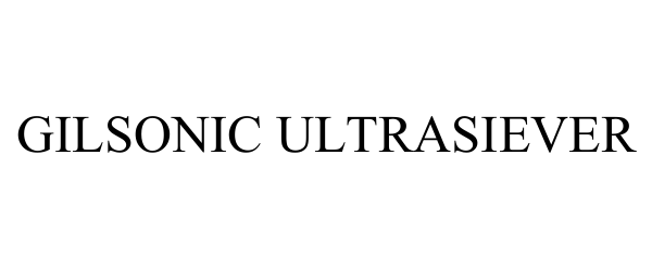  GILSONIC ULTRASIEVER