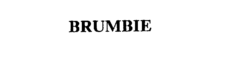 Trademark Logo BRUMBIE