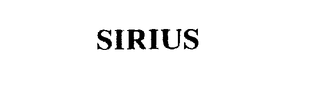  SIRIUS