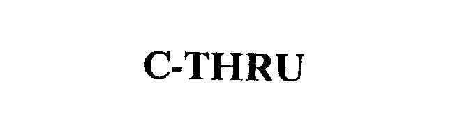 Trademark Logo C-THRU