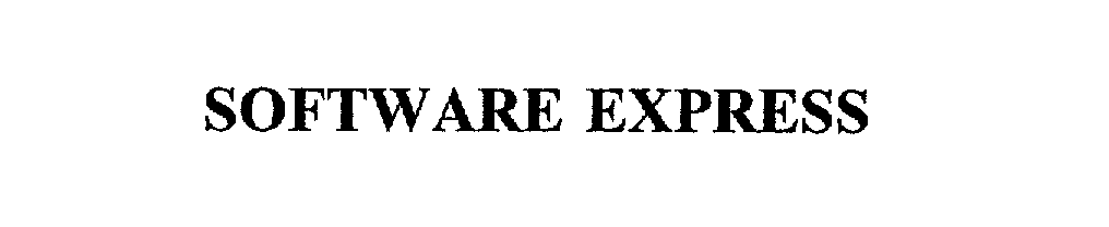 Trademark Logo SOFTWARE EXPRESS