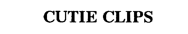 Trademark Logo CUTIE CLIPS