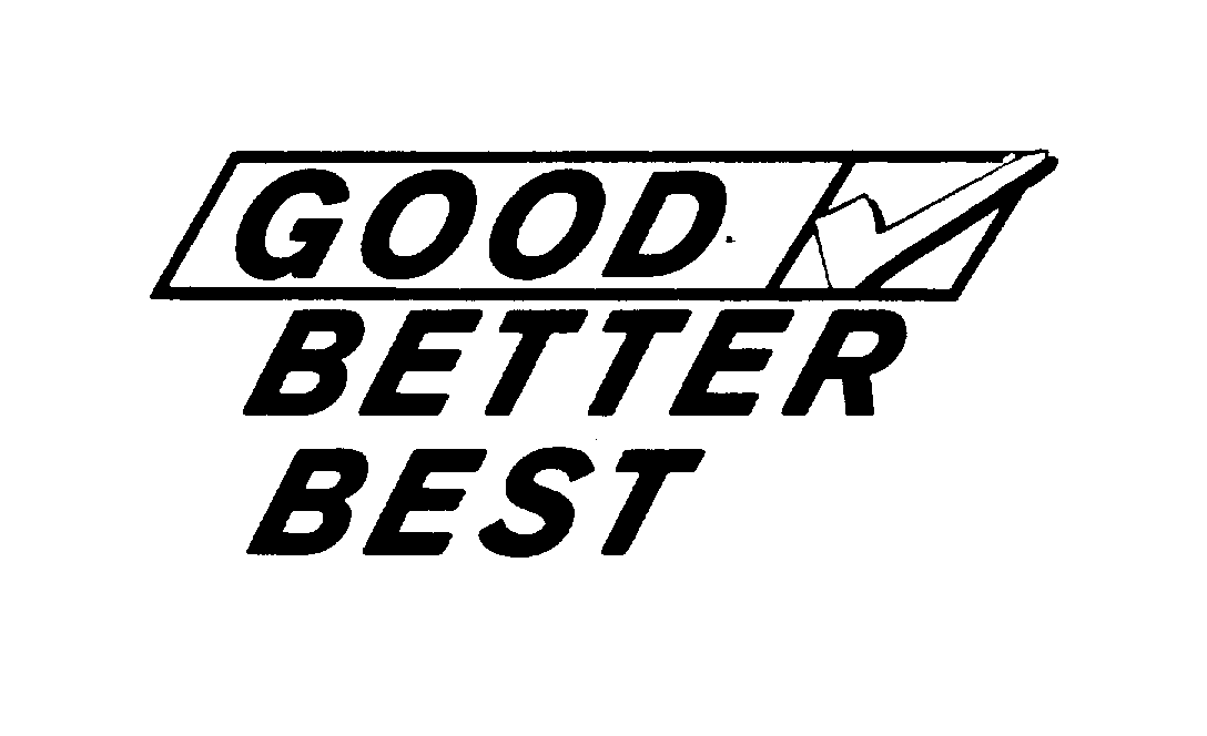  GOOD BETTER BEST