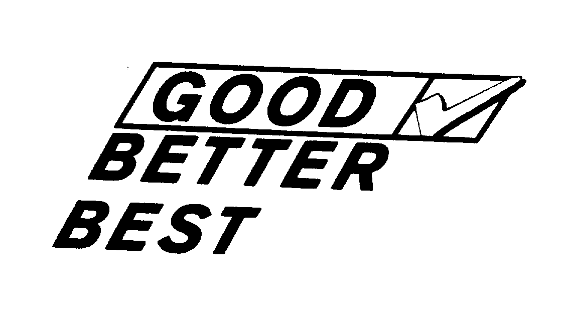 GOOD BETTER BEST