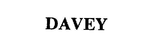 Trademark Logo DAVEY