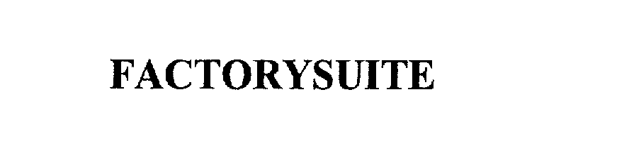  FACTORYSUITE