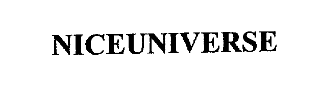 Trademark Logo NICEUNIVERSE
