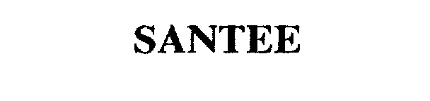 Trademark Logo SANTEE