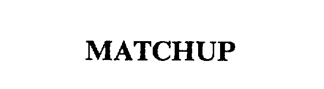 Trademark Logo MATCHUP