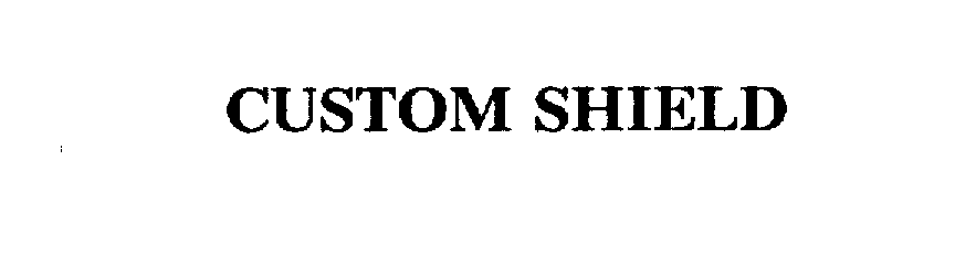 Trademark Logo CUSTOM SHIELD