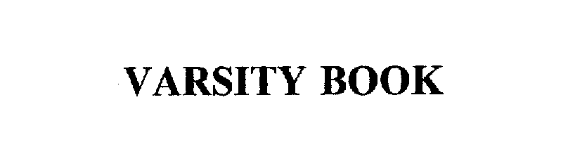 Trademark Logo VARSITY BOOK