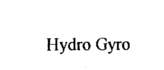 Trademark Logo HYDRO GYRO