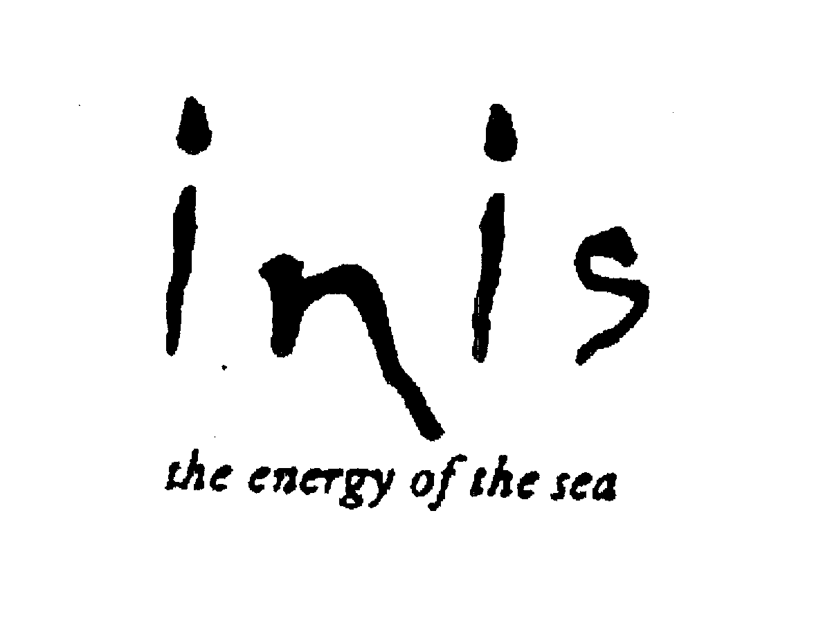 Trademark Logo INIS THE ENERGY OF THE SEA