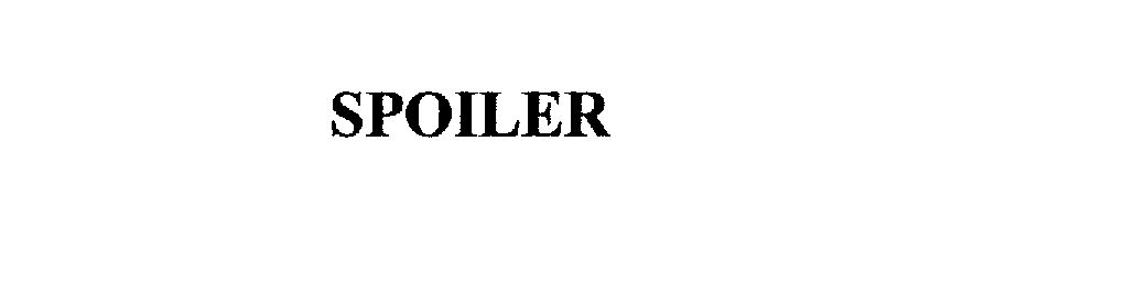 Trademark Logo SPOILER