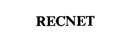 Trademark Logo RECNET